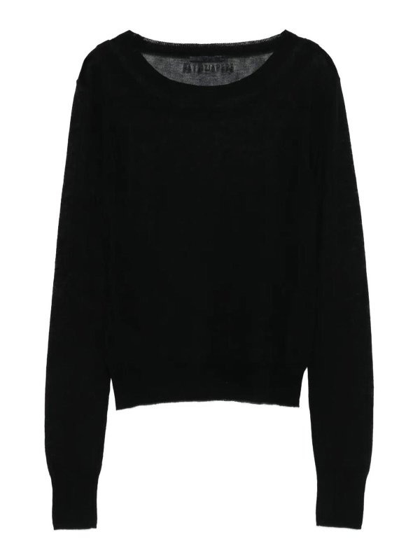 PATRIZIA PEPE: Suéteres con cuello pico online - Suéter Cuello Redondo - Negro