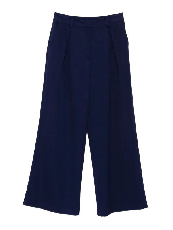 PATRIZIA PEPE: Pantalons casual - Pantalons Décontractés - Bleu