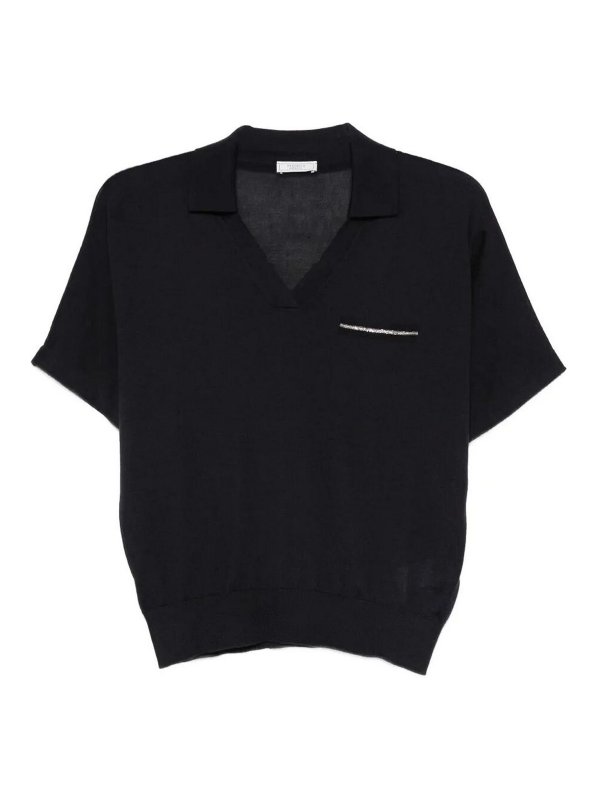 PESERICO: Pull col rond - Pull Col Rond - Bleu