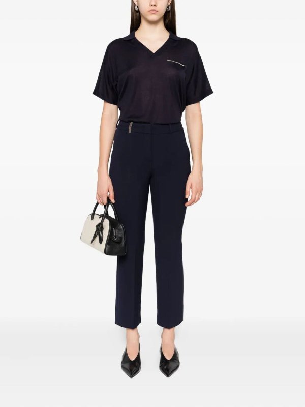 PESERICO: Pull col rond online - Pull Col Rond - Bleu