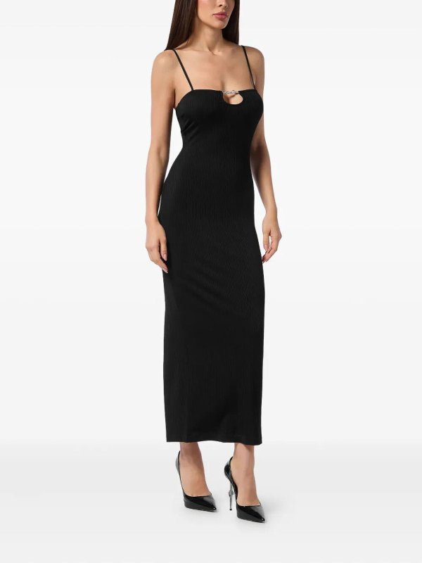 PHILIPP PLEIN: Robe longueur genou online - Robe Au Genou - Noir