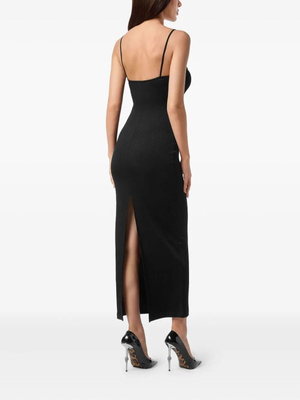 Robe Au Genou - Noir shop online: PHILIPP PLEIN