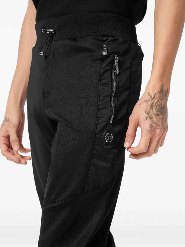 The Best Shops PHILIPP PLEIN: スウェットパンツ - トラックスーツ ボトムス - 黒