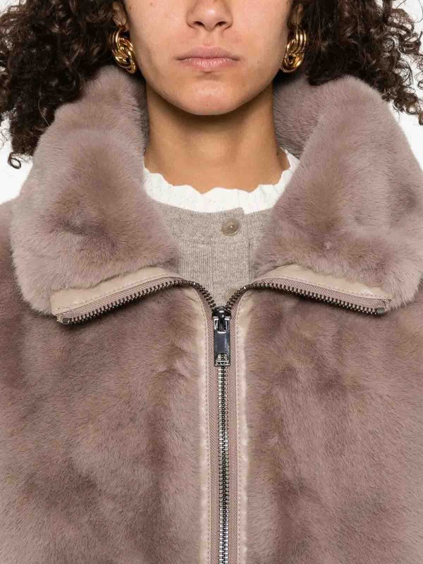 The Best Shops Pinko: ベスト＆チョッキ - ウェストコート/ジレ - ベージュ