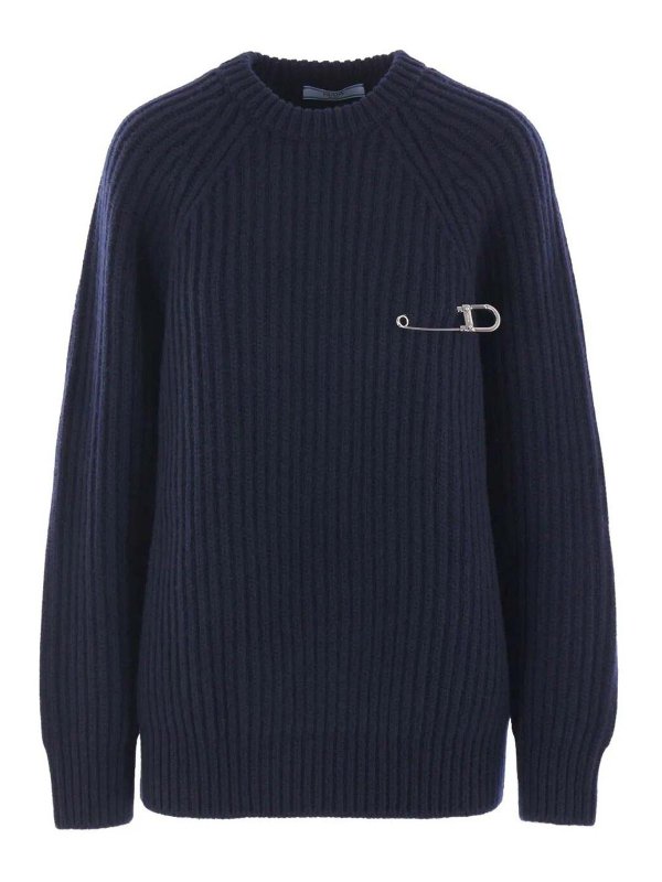 PRADA: crew necks - Round Neck Sweater