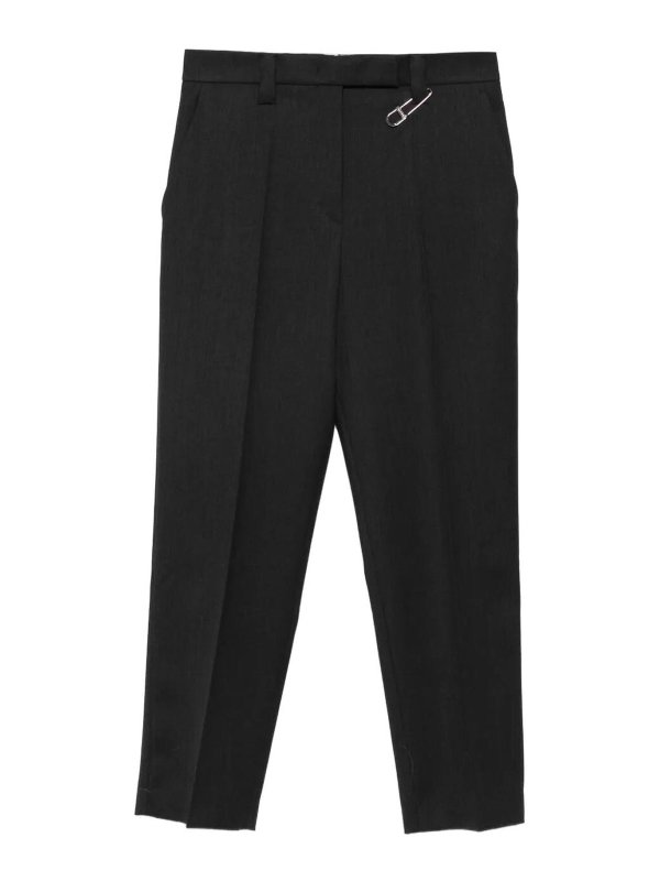 PRADA: casual trousers - Gabardine Straight Pants