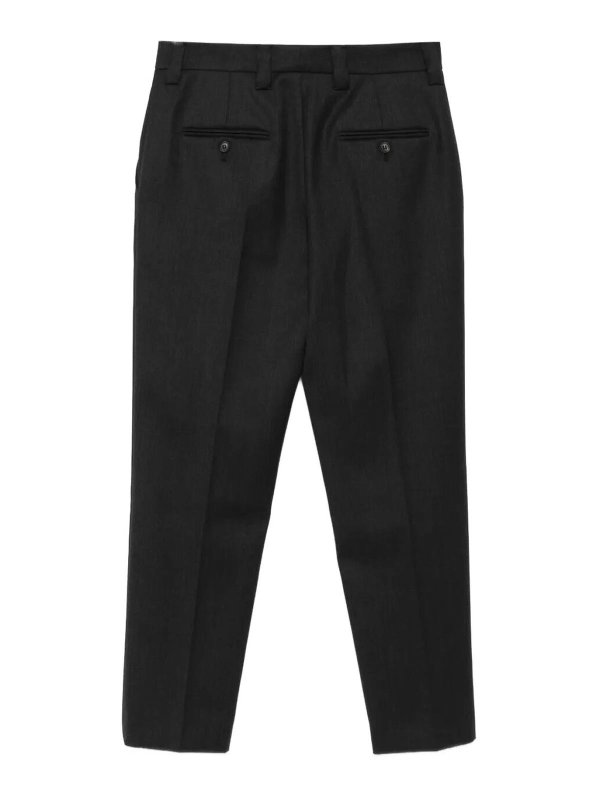 PRADA: casual trousers online - Gabardine Straight Pants