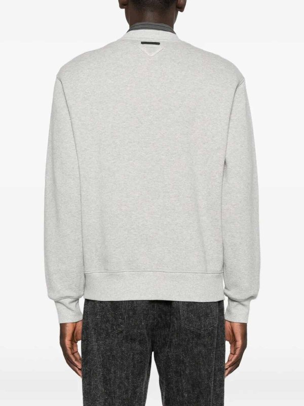 The Best Shops PRADA: Sweatshirts & Sweaters - Cotton Sweatshirt