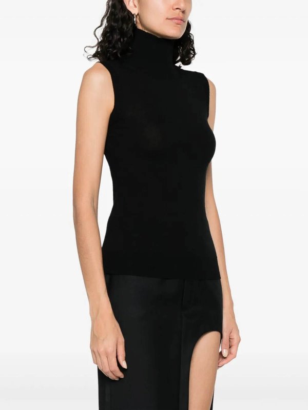 Suéter Con Cuello Alto - Negro shop online: SPORTMAX