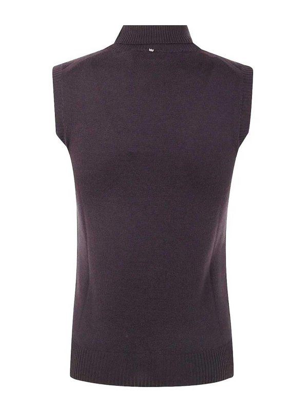The Best Shops SPORTMAX: Turtlenecks & Polo necks - Sleeveless Turtle-Neck Sweater