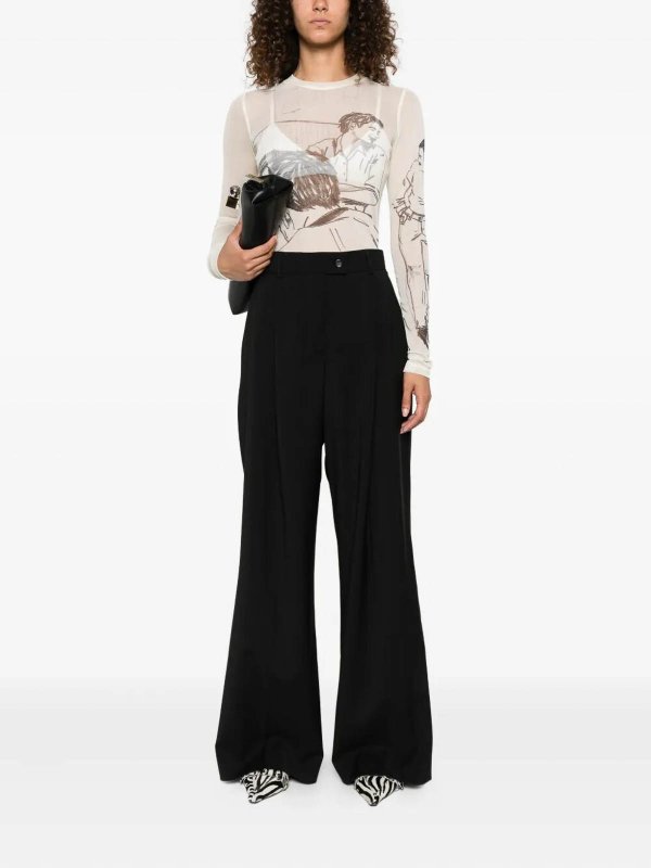 SPORTMAX: casual trousers online - Wide Leg Pants