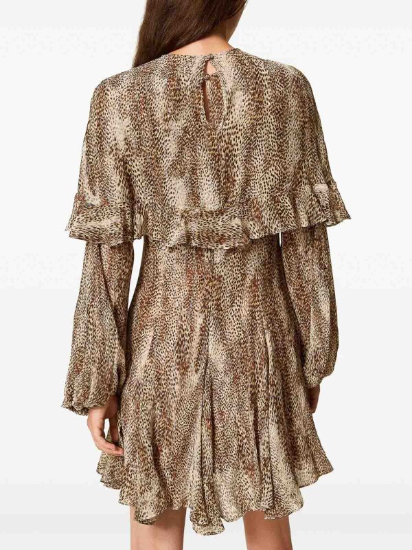 The Best Shops TWINSET: ニーレングスドレス - 膝丈ドレス - ブラウン