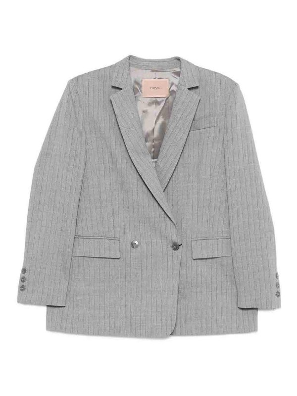 TWINSET: Blazer - Blazer - Grau