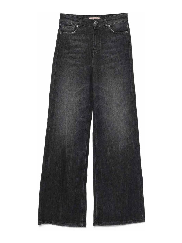 TWINSET: Jeans boot-cut - Jeans Boot-Cut - Negro