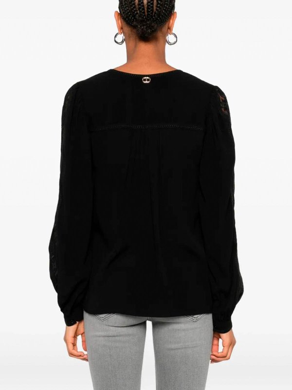 The Best Shops TWINSET: クルーネック - クルーネック - 黒