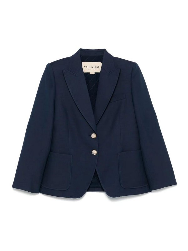 VALENTINO: casual jackets - Single-Breasted Jacket