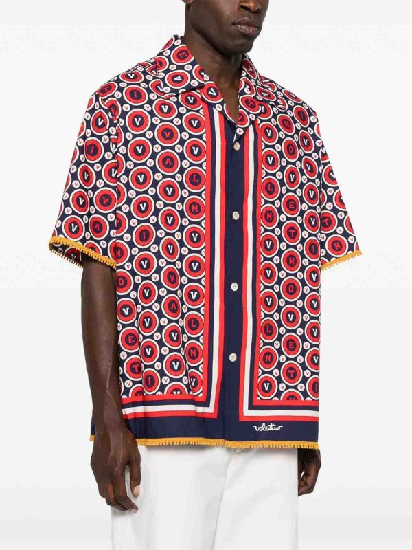 VALENTINO buy online `Bulles Royales` Bowling Shirt