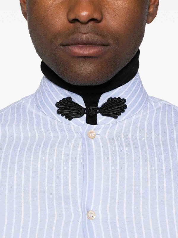 `Si00` Striped Oxford Shirt shop online: VALENTINO