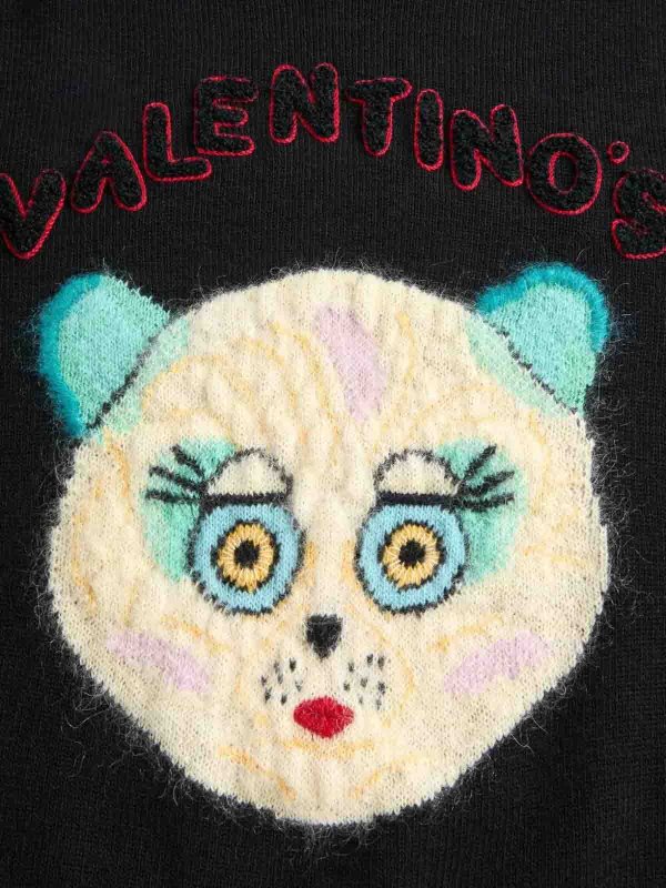 VALENTINO: クルーネック online - クルーネック - 黒