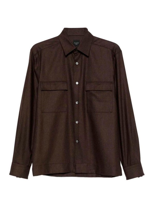 XACUS: シャツ - シャツ - ブラウン