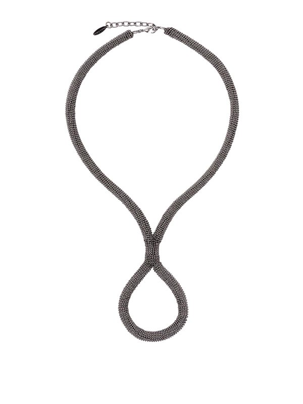 BRUNELLO CUCINELLI: Halsketten und Halsbänder - Halskette - Schwarz