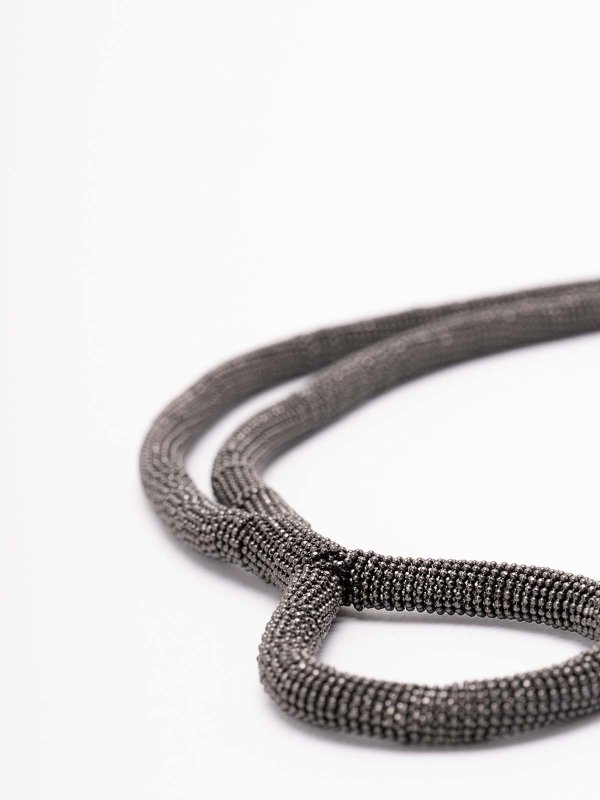 BRUNELLO CUCINELLI: Halsketten und Halsbänder online - Halskette - Schwarz