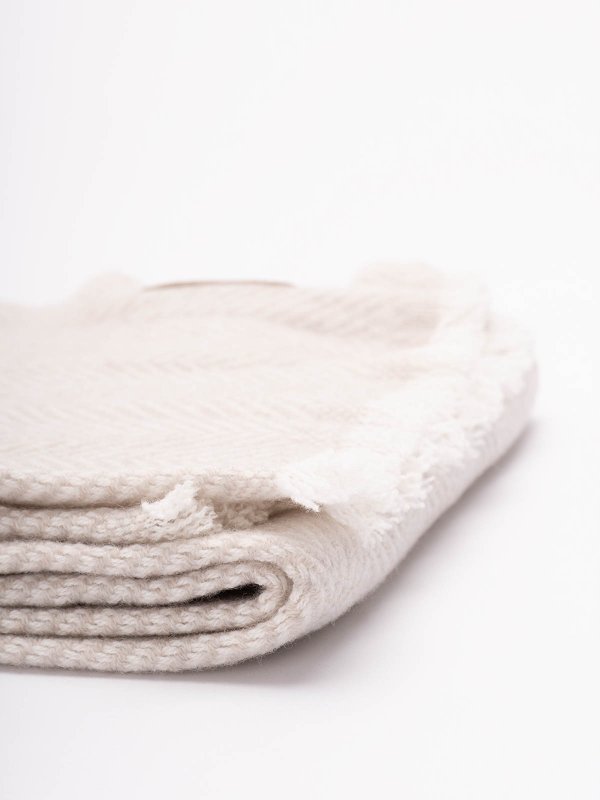 The Best Shops BRUNELLO CUCINELLI: scarves - Cashmere Chevron Scarf