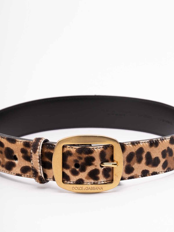 DOLCE & GABBANA: belts online - `Pony` Belt