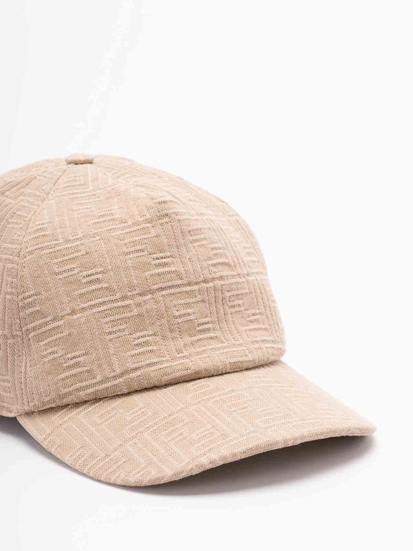 The Best Shops FENDI: hats & caps - `Denim Ff` Baseball Cap