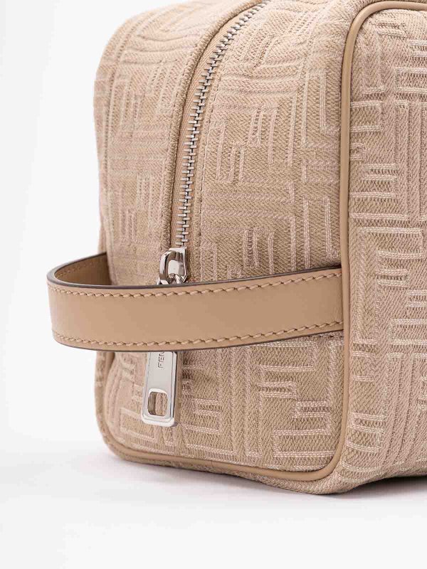 Large `Denim Ff` Beauty Case shop online: FENDI