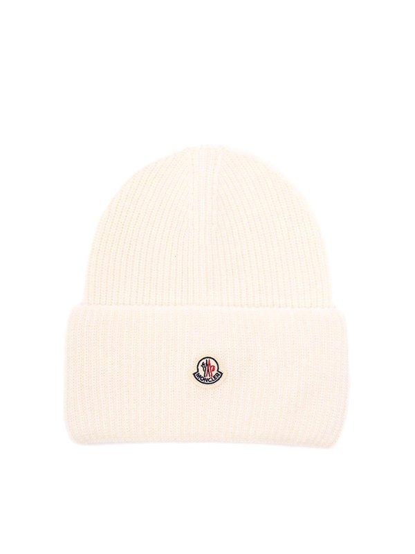 MONCLER: Chapeaux - Chapeau - Blanc