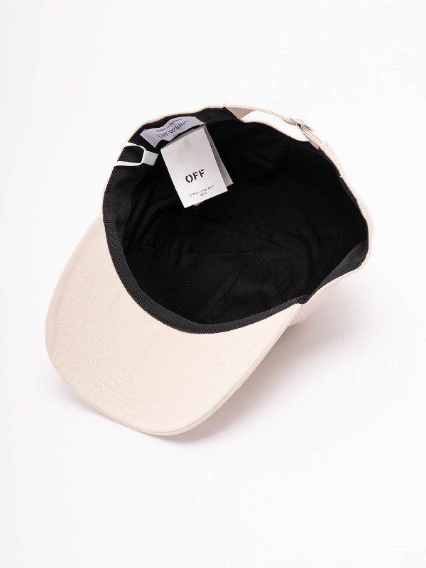 The Best Shops OFF-WHITE: hats & caps - `Drill Off Stamp` Baseball Cap