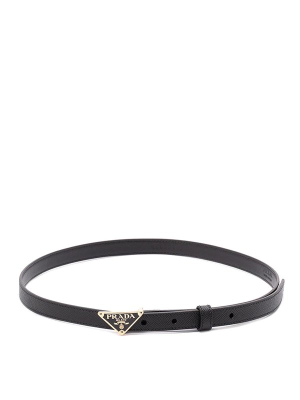 PRADA: belts - Saffiano Leather Belt