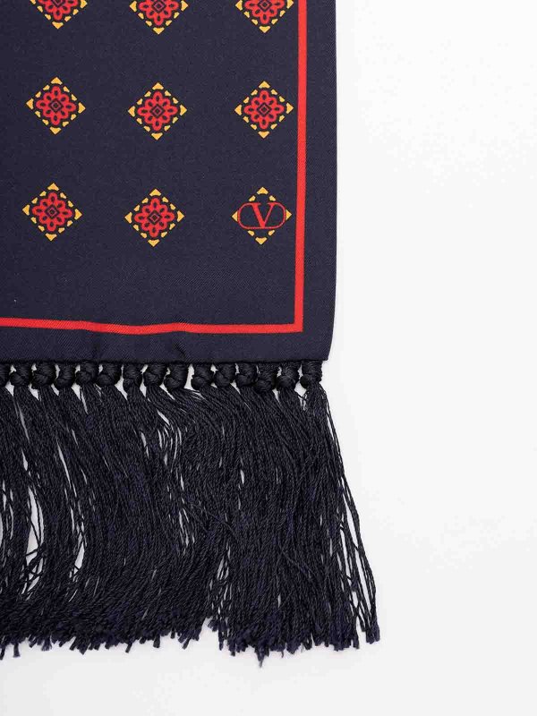 VALENTINO GARAVANI: スカーフ online - スカーフ - ブルー