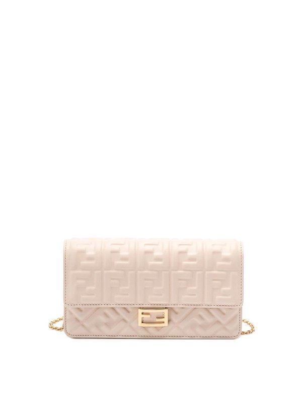 FENDI: cross body bags - `Baguette` Wallet On Chain