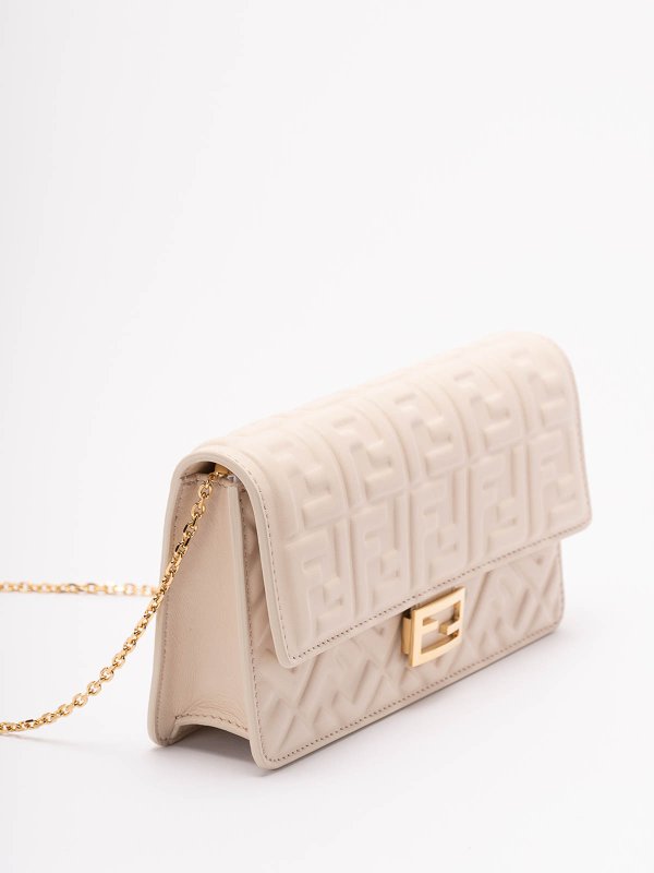 The Best Shops FENDI: cross body bags - `Baguette` Wallet On Chain