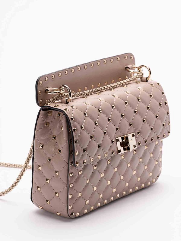 The Best Shops VALENTINO GARAVANI: shoulder bags - `Rockstud Spike` Medium Shoulder Bag