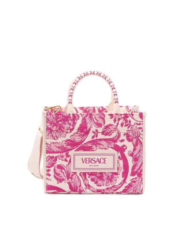 VERSACE: Handtaschen - Shopper - Beige