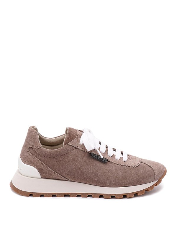 BRUNELLO CUCINELLI: trainers - Suede Sneakers