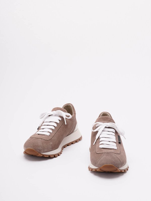 BRUNELLO CUCINELLI: trainers online - Suede Sneakers