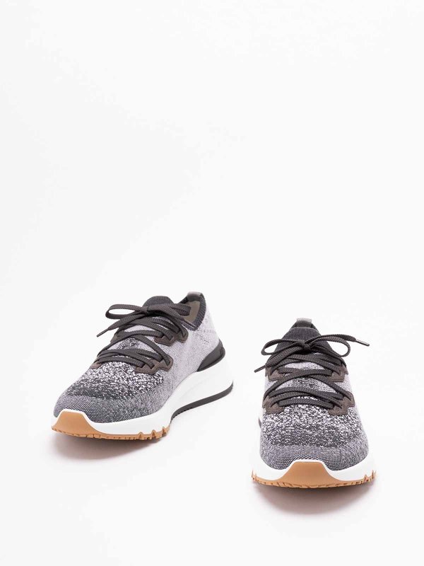 BRUNELLO CUCINELLI: trainers online - Knit Sneakers