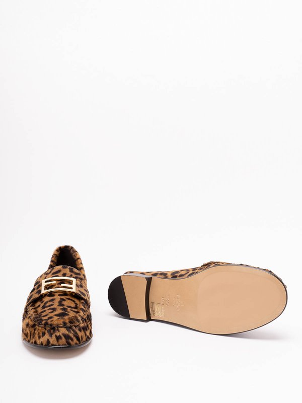 Leopard Print Loafers shop online: FENDI