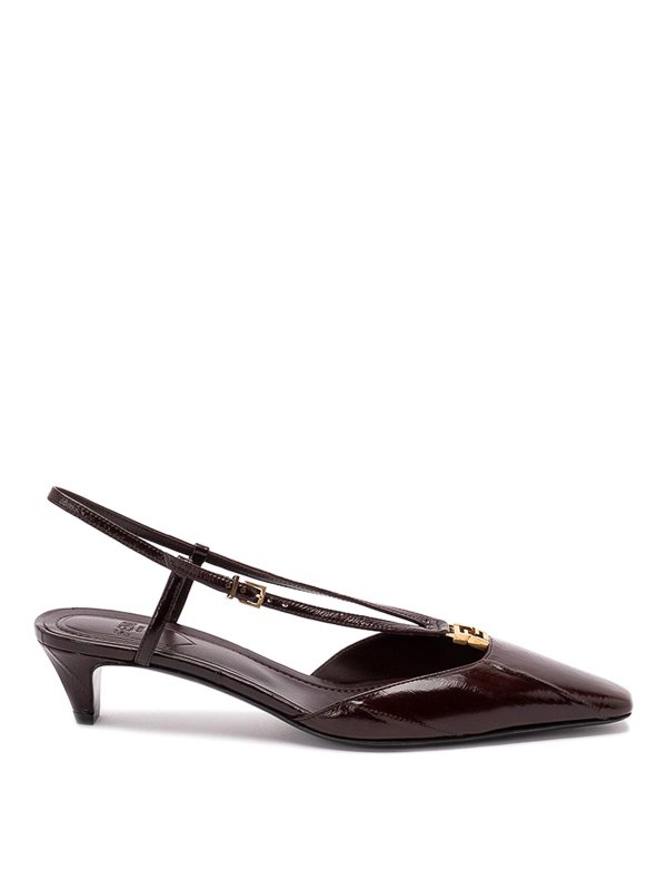 FENDI: court shoes - ` Ffold` Slingbacks