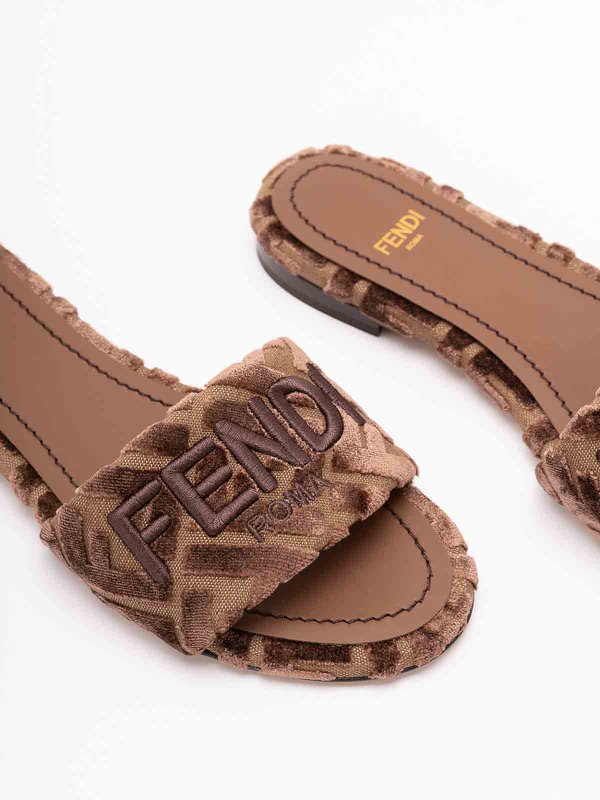 FENDI buy online `Ff` Slides