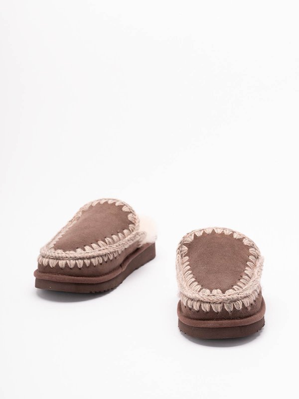 MOU: Zapatos chinelas online - Chinelas - Negro