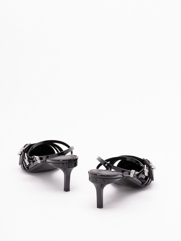 The Best Shops PHILIPP PLEIN: court shoes - Multi-Strap Mid-Heel Slingbacks