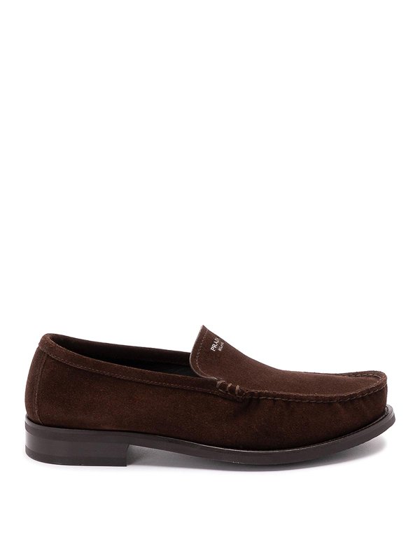 PRADA: Loafers & Slippers - Suede Loafers