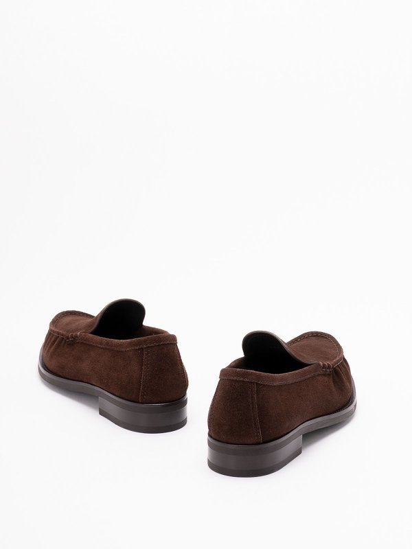 The Best Shops PRADA: Loafers & Slippers - Suede Loafers