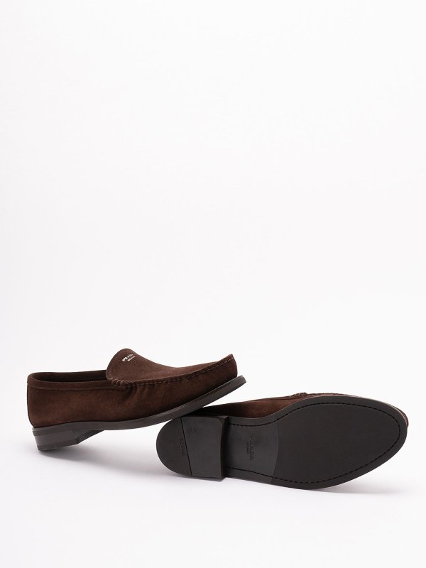 Suede Loafers shop online: PRADA