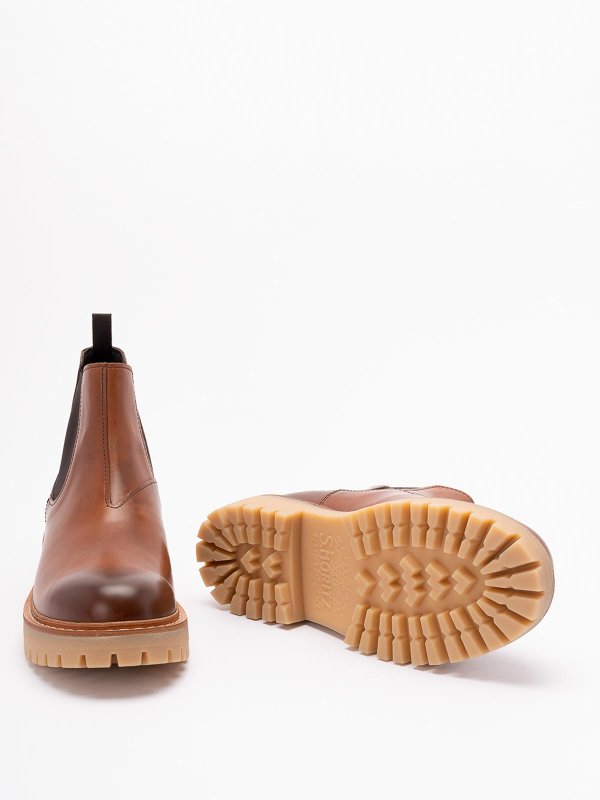 Leather Ankle Boots shop online: PRADA